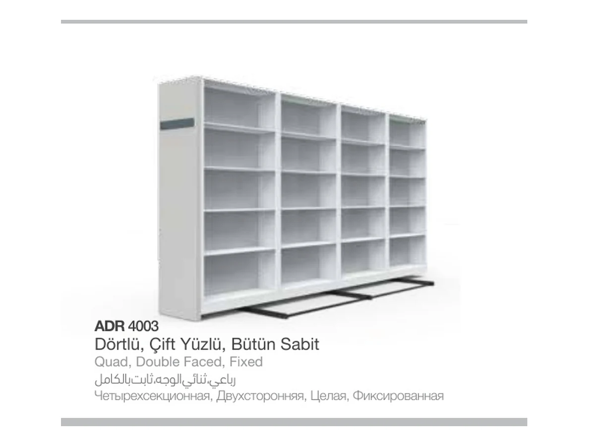 Dörtlü Kompakt Kısa Tip - Çift Yüzlü, Bütün Sabit